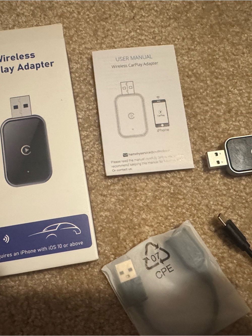 BNIB iPhone CarPlay Adapter